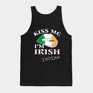 Kiss me i'm not irish t-shirt funny indian st patrick's day Tank Top